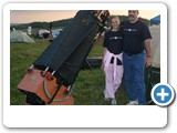 Al Marmora and Alyssa
with their Argo Navis equipped 18" Obsession
Almost Heaven Star Party, West Virginia